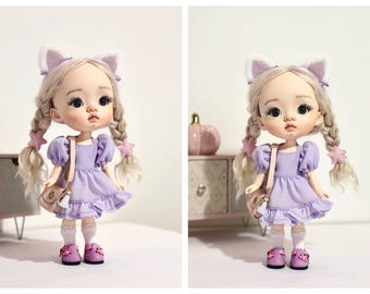 Poupée articulée OOAK : poupée artistique en résine faite main, 25 cm (25 cm)