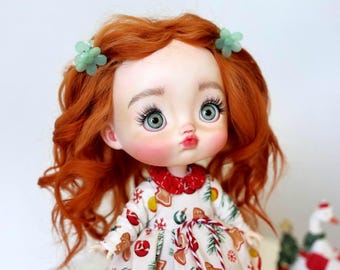 Ball Jointed Doll BJD, Art doll, Custom Collectible baby Doll gift, OOAK Custom Doll, BJD Doll, Handmade Gift, Mother's day, Easter gift