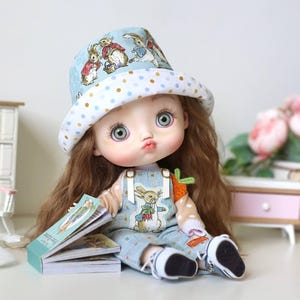 Exclusive OOAK BJD Doll, Cute Collectible Articulated Doll with Artist makeup, Unique Art Doll gift for woman, Custom personalized BJD Doll