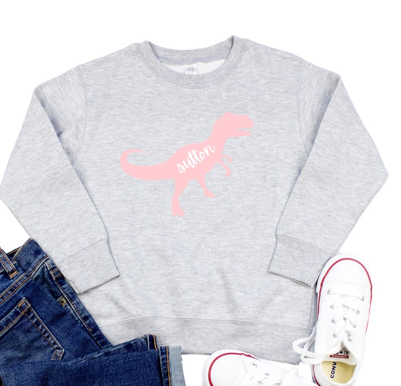 girls dinosaur sweatshirt