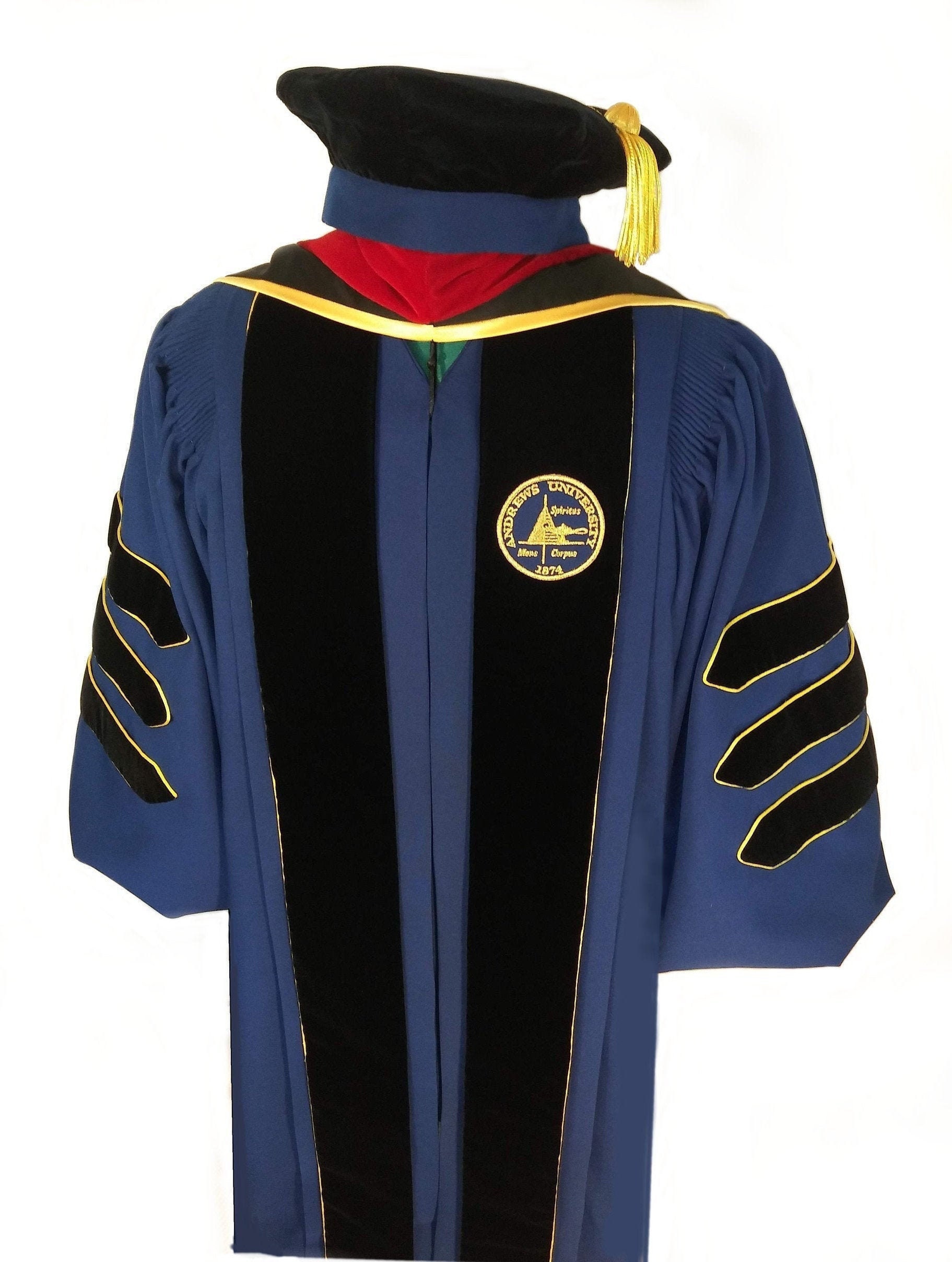 blue phd regalia