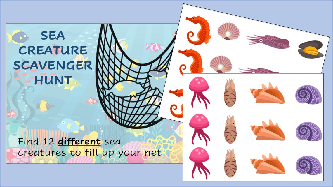 Under the Sea Party Games - Etsy