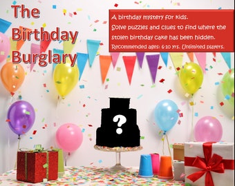 Kid Mystery: The Birthday Burglary