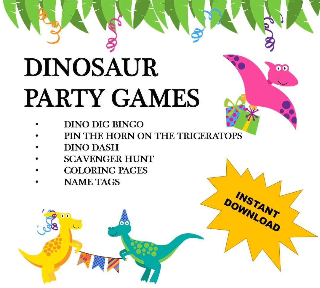 Funtastic Dinosaur Party Games