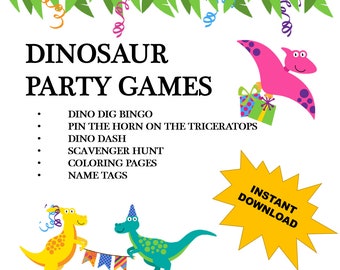 Dinosaur Party Games