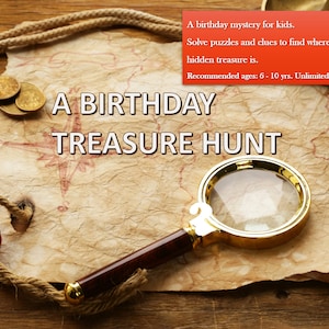 Une chasse au trésor d'anniversaire : trouvez le trésor caché du pirate