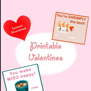 Kids Valentines - Printable