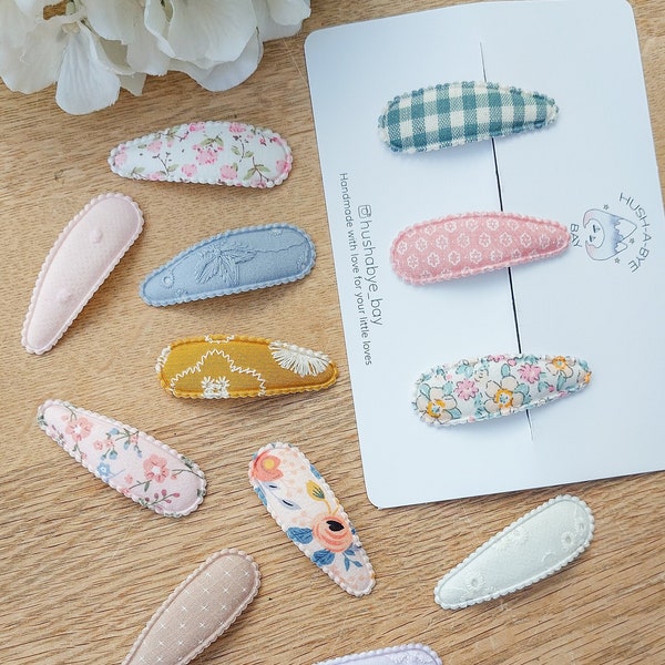 Baby Snap Clips, Kleinkind Snap Clips, Baby Fransenclips, Blumen Haarspangen, Kleinkind Haarspangen, Baby Haarspangen, Mädchen Snap Clips, Haarspangen