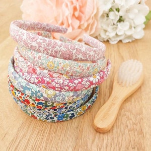 Liberty Alice Bands, Liberty Hairbands, Girls Hairbands, Floral Alice Bands, Pink Hairbands, Flower Alice Bands, Girls Hairbands - 1.5cm