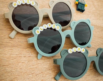 Boys Sunglasses, Personalised Baby Sunglasses, Name Sunglasses, Teddy Sunglasses, Toddler Sunglasses, Teddy Ear Glasses, Baby Boy Sunglasses