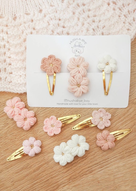 Buy Flower Hair Clips Crochet Hair Clips Knitted Hair Clips Online in India - Etsy Buy Flower Hair Clips Crochet Hair Clips Knitted Hair Clips Online in India - Etsy