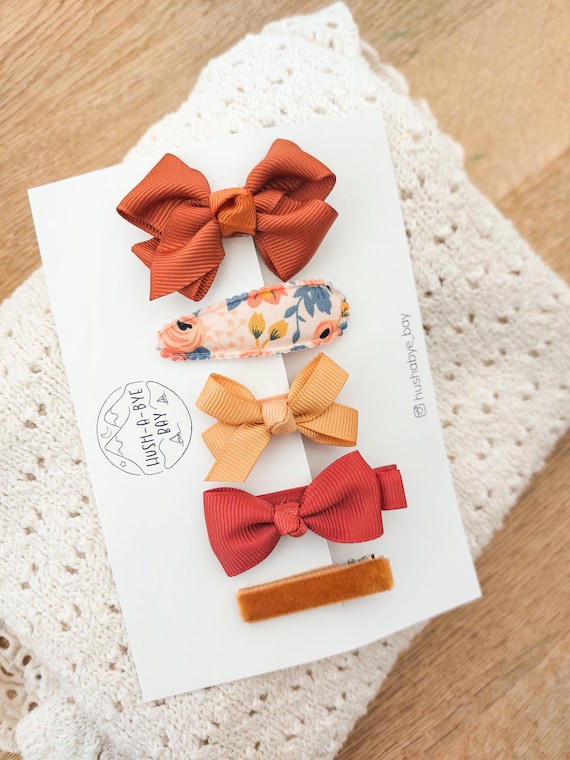 40 Fermagli Per Capelli A Fiocco Per Bambine E Ragazze, Clip A Coccodrillo Da 4,6 Cm, Accessori Per Capelli Multicolore
