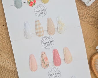 Baby Mini Snap Clips Set, Toddler Snap Clips, Baby Fringe Clips, First Hair Clips, Toddler Hair Clips, Baby Hair Clips, Tiny Snap Clips