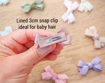 Buy Baby Bows, Baby Hair Clips, Bow Snap Clips, Baby Fringe Clips