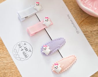 Cute Ghost Hair Clips, Halloween Hair Clips, Baby Hair Clips, Cute Halloween Hair Accessories, Halloween Clips For Babies, Toddler Hair Clip