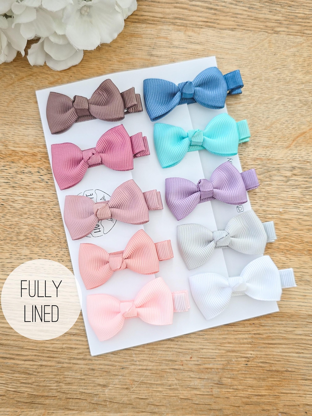 First Clips Baby Bows, Baby Hair Clips, Fully Lined Clips, Baby Fringe Clips, First ...