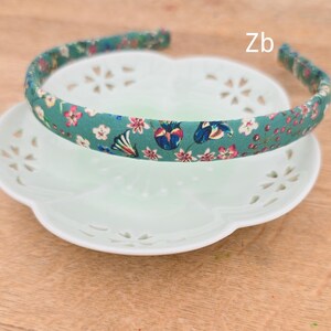 Liberty-Haarbänder, Liberty-Haarbänder, Mädchen-Haarbänder, Blumen-Haarbänder, Pink-Haarbänder, Blumen-Haarbänder - 1,5 cm Bild 9