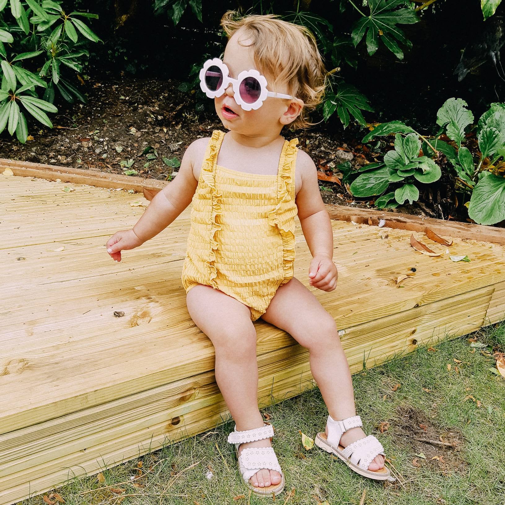 Gafas de sol anti UV para niños gafas de sol niños flor bebé niña verano 😀