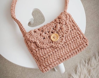 Girls Handbag, Toddler Handbag, Knitted Bag, Toddler Bag, Little Girls Bag, Toddler Purse,Crochet Bag, Small Bag, Shoulder Bag, Toddler Gift