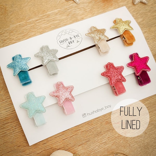 Star Hair Clips - Etsy