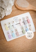Baby Hair Clips, Fully Lined Clips, Baby Fringe Clips, First Hair Clips, Tiny Hair Clips, Toddler Clips, Gentle Hair Clips, Hair Clip Set