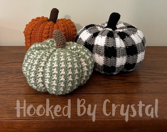 Pumpkin - Crocheted Pumpkin - Pumpkin Decor - Pumpkin Decoration - Fall Decor - Fall Home Decor - Fall Decorations - Fall Home Decorations