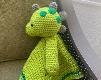 Dinosaurio de peluche - Regalo para bebé - Regalo único para bebé - Dinosaurio de peluche - Peluche - Muñeco de bebé - Muñeco de ganchillo - Dinosaurio hecho a mano