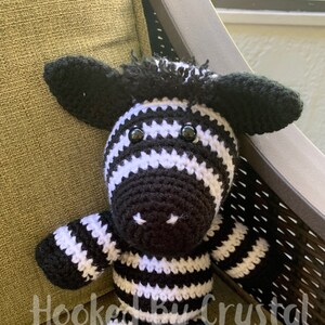 Stuffed Zebra - Zebra Baby Gift - Unique Baby Gift - Stuffed Animal - Handmade Zebra - Crochet Zebra - Unique Birthday Gift