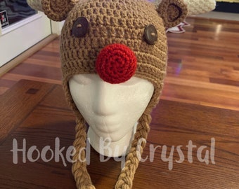 Children's Rudolph winter hat