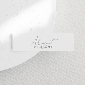 Bruiloft naamkaartjes voor receptie naamkaartjes afdrukbaar, kleine plaatskaartjes voor receptie repetitie etentje, huwelijkscadeaukaartje - Audrey