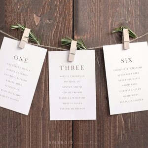 Bearbeitbare Hochzeit Sitztischkarten Vorlage, Boho Hochzeit Sitzkarten, Elegante Boho Sitzkarten Sofort Download Vorlage - Hannah