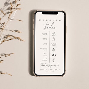 Mobile Hochzeit Timeline, Virtuelle Hochzeit Timeline, Mobile Timeline, Hochzeitsplaner Timeline, Digitale Hochzeit - Kyra