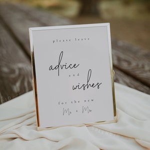 Sjabloon bruiloft advies en wensen, adviesbord downloaden, adviesbord jonggehuwden, advies voor de nieuwe heer en mevrouw, advies gastenboek - Kyra