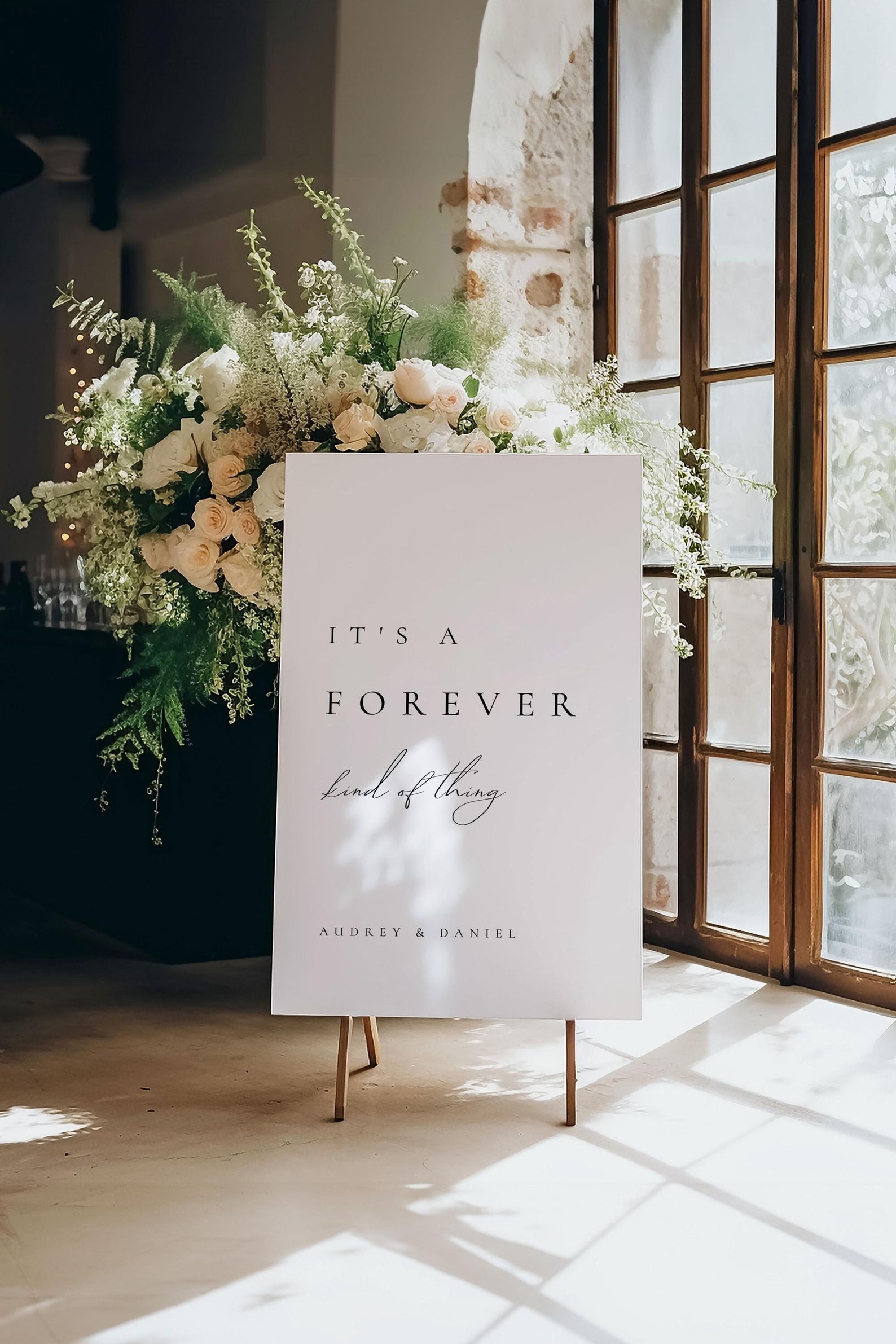 Modern Wedding Welcome Sign Template, Reception Sign, Rehearsal Dinner ...