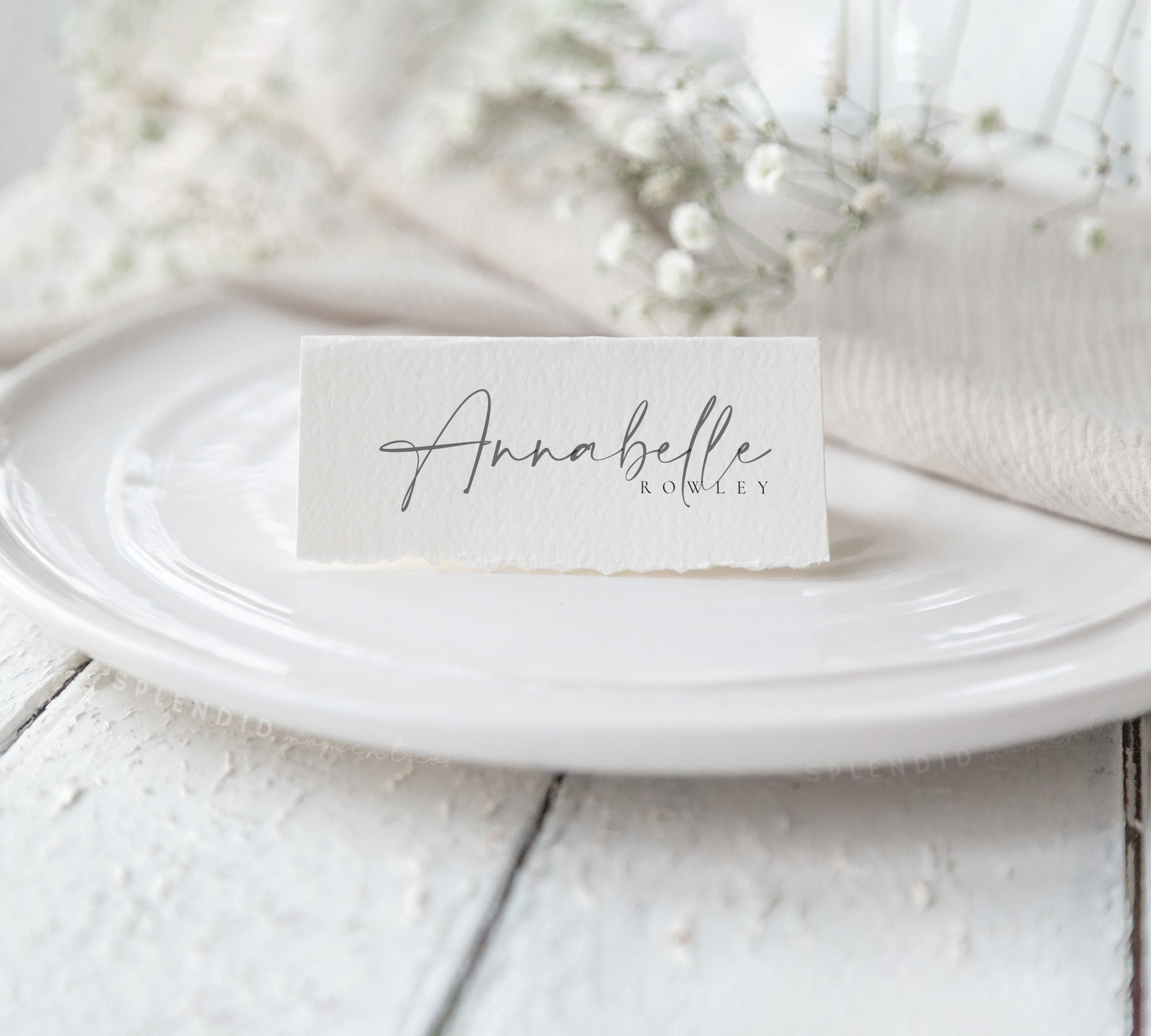 Tented Place Cards Template Elegant Wedding Name Cards - Etsy
