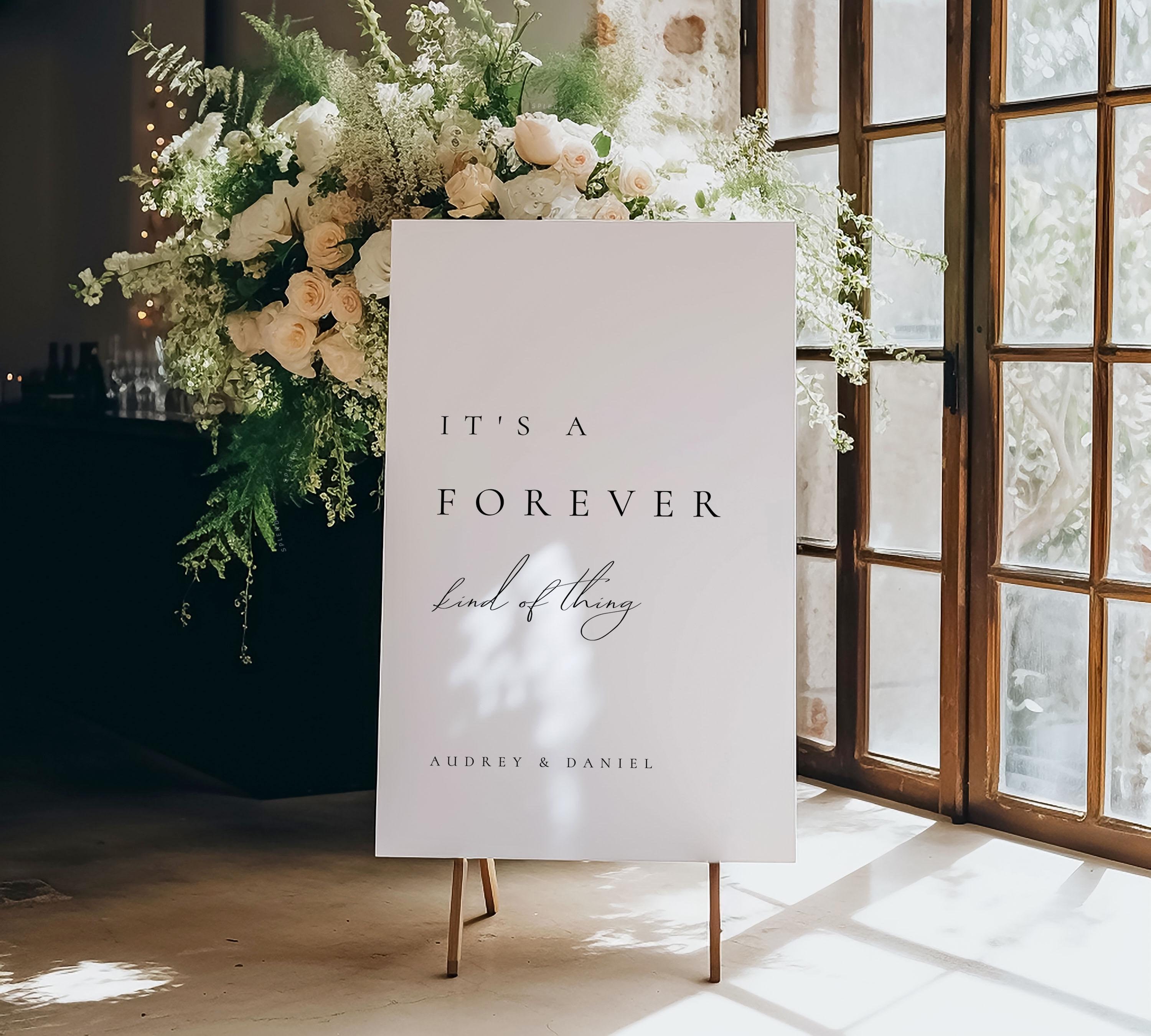 Modern Wedding Welcome Sign Template, Reception Sign, Rehearsal Dinner ...