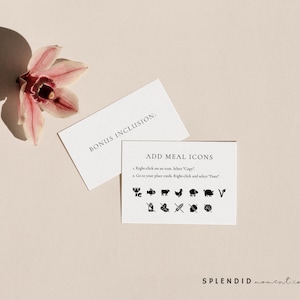 Modern Place Cards Template, Printable Wedding Place Cards, DIY Wedding Place Cards, Wedding Name Cards, Elegant Place Cards Celine image 5