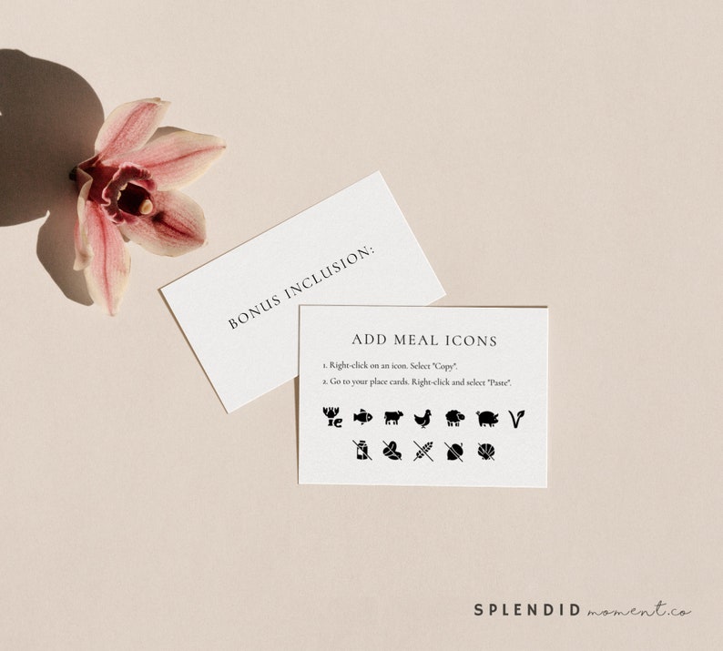 Modern Place Cards Template, Printable Wedding Place Cards, DIY Wedding Place Cards, Wedding Name Cards, Elegant Place Cards Celine image 5