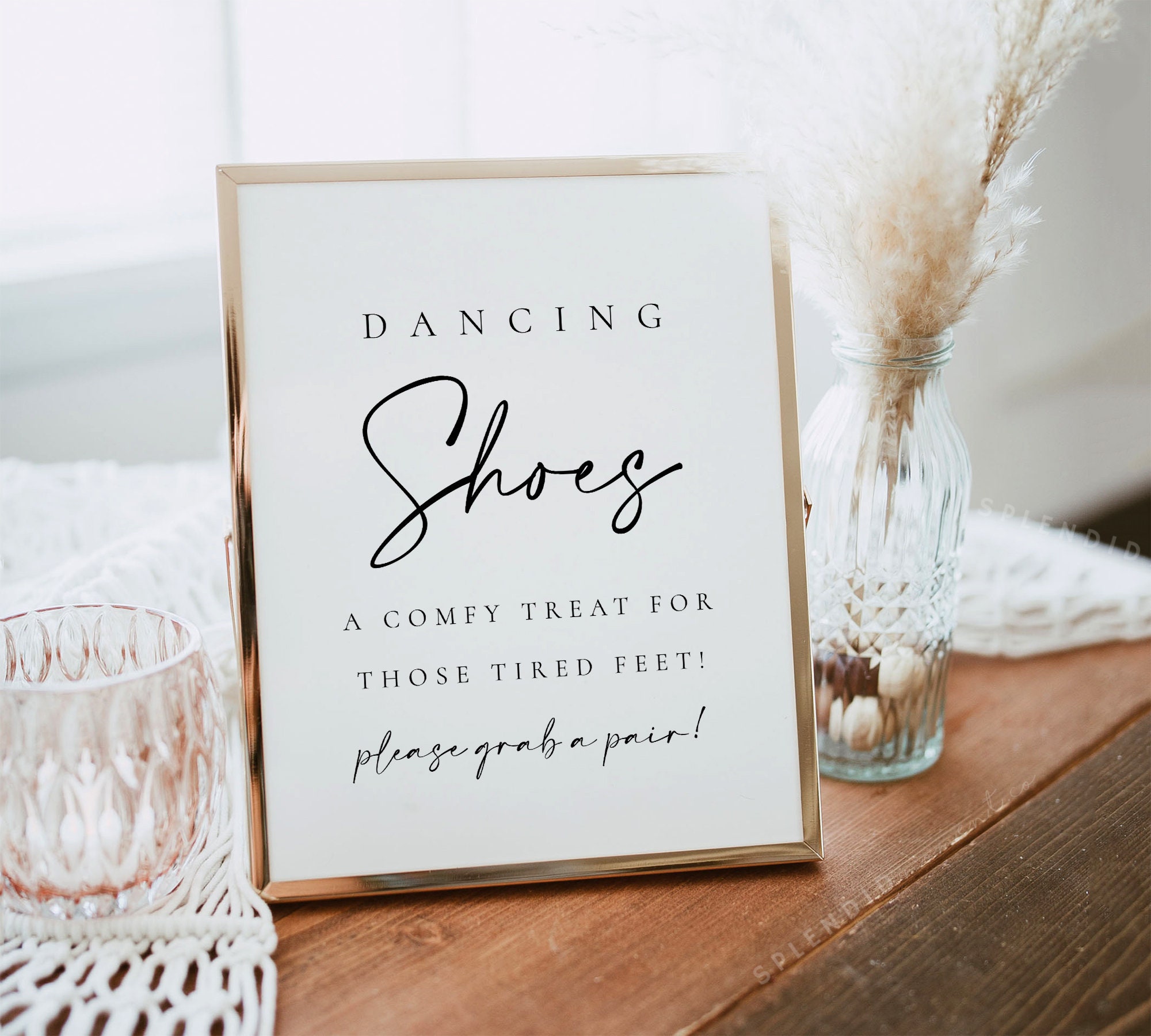 Wedding Flip Flops Sign Template: Dancing Shoes Sign (digital Download Wedding Flip Flops Sign Template: Dancing Shoes Sign (digital Download