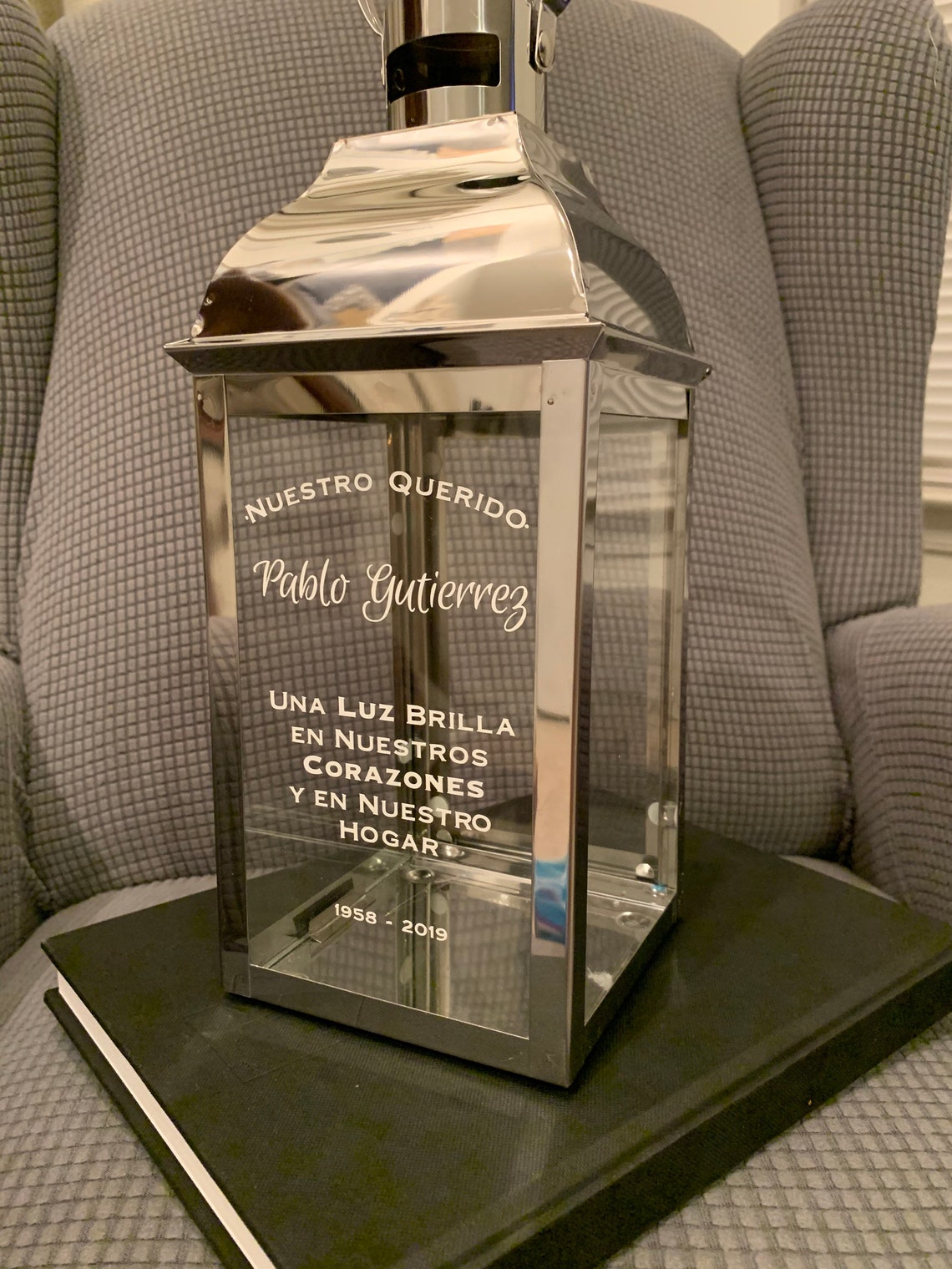 Custom Memorial Lantern to Remember Your Loved Ones Etsy