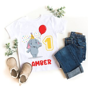 First Birthday Boy, Elephant Birthday, Elephant Birthday Shirt Girl, Personalized Toddler Birthday, Elephant Shirt, Elephant Gift