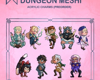PREORDER: Dungeon meshi charms