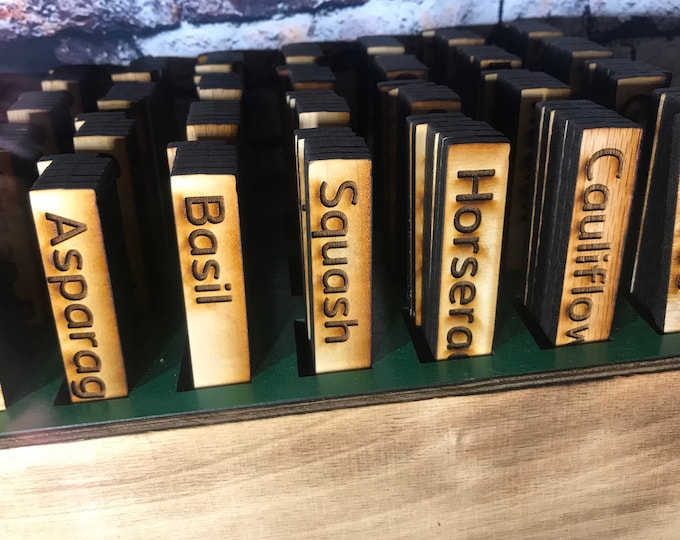 Wood Markers | Stakes | Custom Garden Plant Markers
