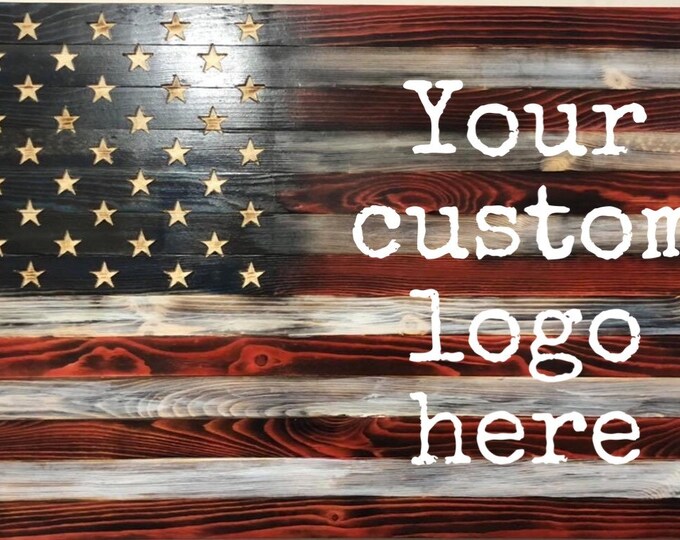 Custom Flag/logo/brand/wall hanging/wall decor/home decor/wooden flag/wall sign/wall art/Flag