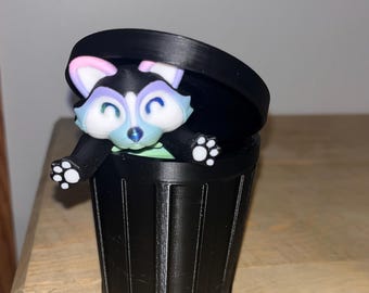 3D raccoon/3D print/trash panda/articulated/toys/fidget/kids/garbage can/trash/nature lover/flexible raccoon/custom toys/raccoon model