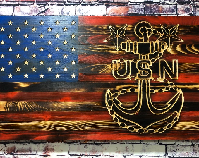 US Navy/wood flag/wall hanging/sign/veteran gifts/gifts for him/home decor/wood sign/signs