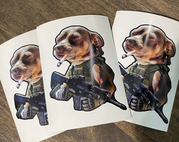 Vinyl decals/doggy/how my dog sees himself/funny/sticker/decal/custom/gifts