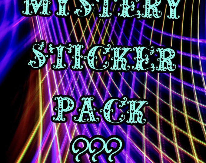 10 pack Mystery Sticker pack/sticker packs/gifts/funny stickers/ decals/car decals/mystery/18+/vinyl decal