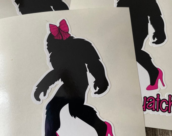 SassySquatch/Sasquatch/bigfoot/sticker/funny sticker/humor/gifts/Sasquatch stickers/car decal/vinyl stickers