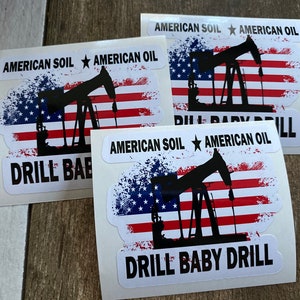 Pumpjack/pole naftowe/wiertnica dla dzieci/naklejka/flaga amerykańska/naklejka winylowa/prezenty/kalkomania winylowa